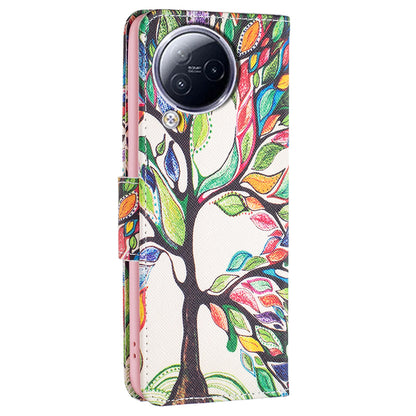 For Xiaomi Civi 3 5G Pattern Printed Phone Case PU Leather Wallet Stand Protective Cover