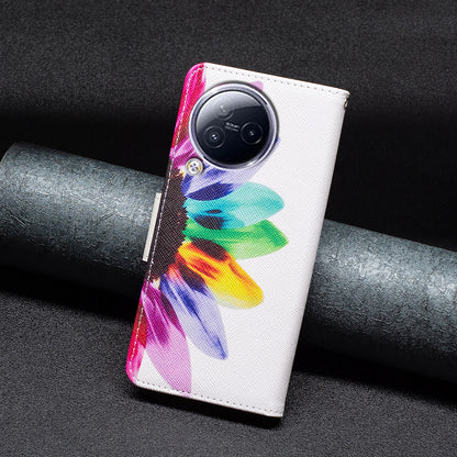 For Xiaomi Civi 3 5G Pattern Printed Phone Case PU Leather Wallet Stand Protective Cover