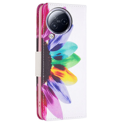 For Xiaomi Civi 3 5G Pattern Printed Phone Case PU Leather Wallet Stand Protective Cover