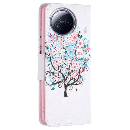 For Xiaomi Civi 3 5G Pattern Printed Phone Case PU Leather Wallet Stand Protective Cover