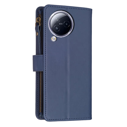 BF Style-19 for Xiaomi Civi 3 5G Zipper Pocket PU Leather Case Bump Proof Phone Cover with Wallet Stand