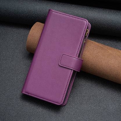 BF Style-19 for Xiaomi Civi 3 5G Zipper Pocket PU Leather Case Bump Proof Phone Cover with Wallet Stand