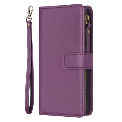 BF Style-19 for Xiaomi Civi 3 5G Zipper Pocket PU Leather Case Bump Proof Phone Cover with Wallet Stand