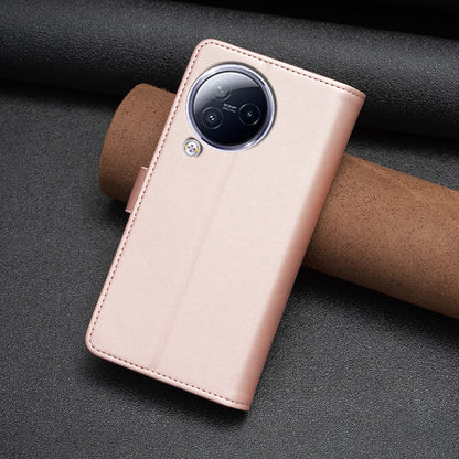 BF Style-19 for Xiaomi Civi 3 5G Zipper Pocket PU Leather Case Bump Proof Phone Cover with Wallet Stand