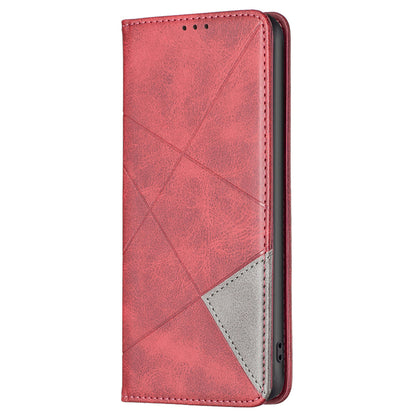 For Xiaomi Civi 3 5G Cell Phone Case Stand Leather Card Holder Imprinted Line Phone Cover