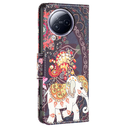 For Xiaomi Civi 3 5G PU Leather Wallet Case Stand Pattern Printing Phone Cover