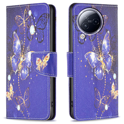 For Xiaomi Civi 3 5G PU Leather Wallet Case Stand Pattern Printing Phone Cover