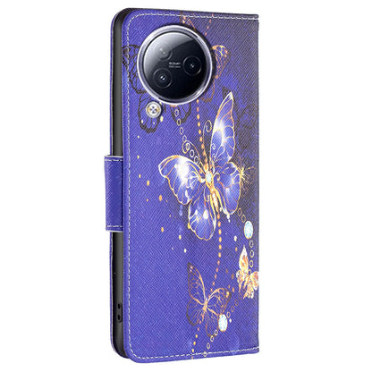 For Xiaomi Civi 3 5G PU Leather Wallet Case Stand Pattern Printing Phone Cover