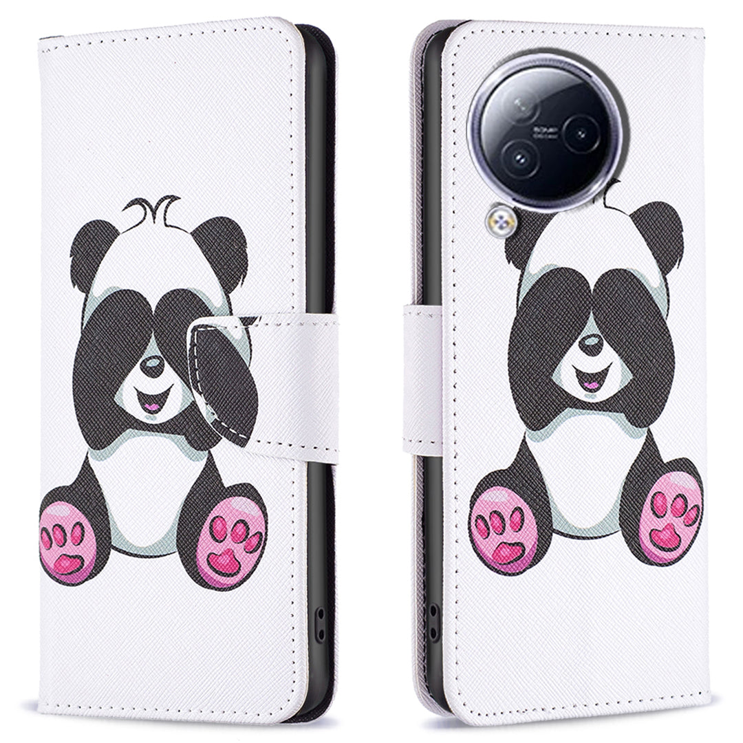 For Xiaomi Civi 3 5G PU Leather Wallet Case Stand Pattern Printing Phone Cover