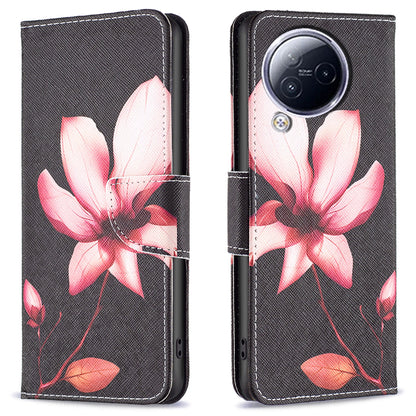 For Xiaomi Civi 3 5G PU Leather Wallet Case Stand Pattern Printing Phone Cover