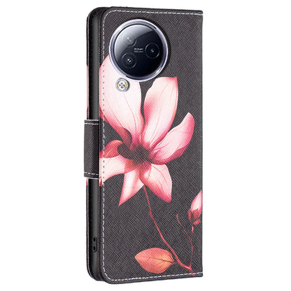 For Xiaomi Civi 3 5G PU Leather Wallet Case Stand Pattern Printing Phone Cover