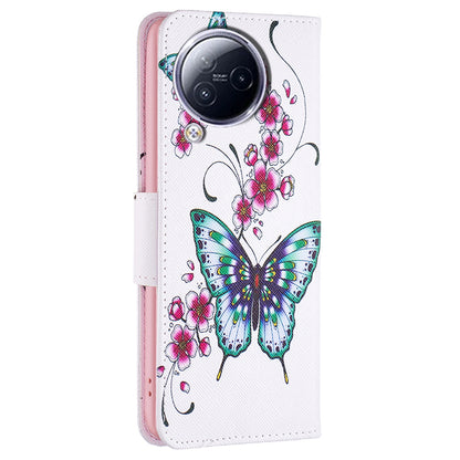 For Xiaomi Civi 3 5G PU Leather Wallet Case Stand Pattern Printing Phone Cover