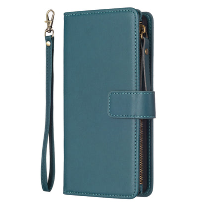 BF Style-19 for Xiaomi Redmi Note 12S 4G Zipper Pocket PU Leather Case Phone Cover with Wallet Stand