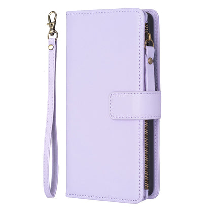 BF Style-19 for Xiaomi Redmi Note 12S 4G Zipper Pocket PU Leather Case Phone Cover with Wallet Stand