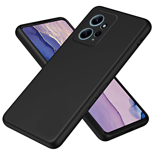 For Xiaomi Redmi Note 12 4G Anti-scratch Phone TPU Case Fiber Lining 2.2mm Protective Phone Cover