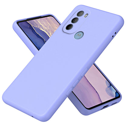 Rubberized TPU Case for Motorola Moto G31 4G , Fiber Lining 2.2mm Thickness Phone Cover