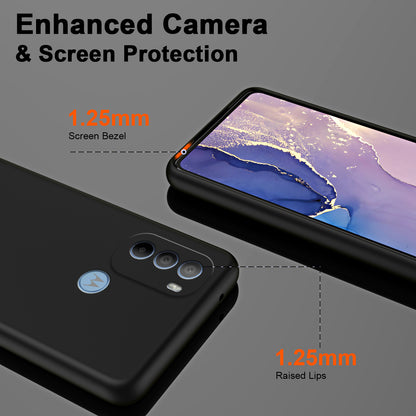 Rubberized TPU Case for Motorola Moto G31 4G , Fiber Lining 2.2mm Thickness Phone Cover