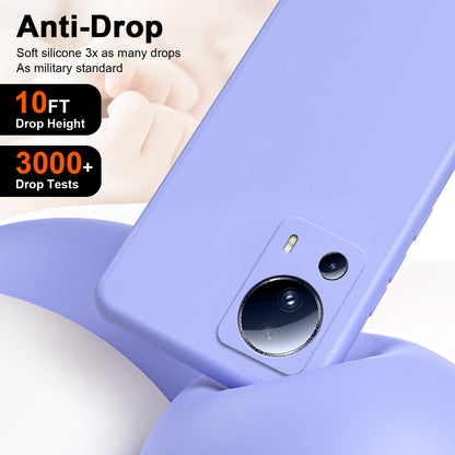 For Xiaomi 13 Lite / Civi 2 5G 2.2mm TPU Phone Case Fiber Lining Rubberized Anti-drop Phone Cover