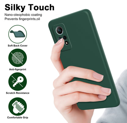 For Xiaomi Redmi Note 12 Pro 4G Fiber Lining TPU Phone Case 2.2mm Thickness Rubberized Phone Cover