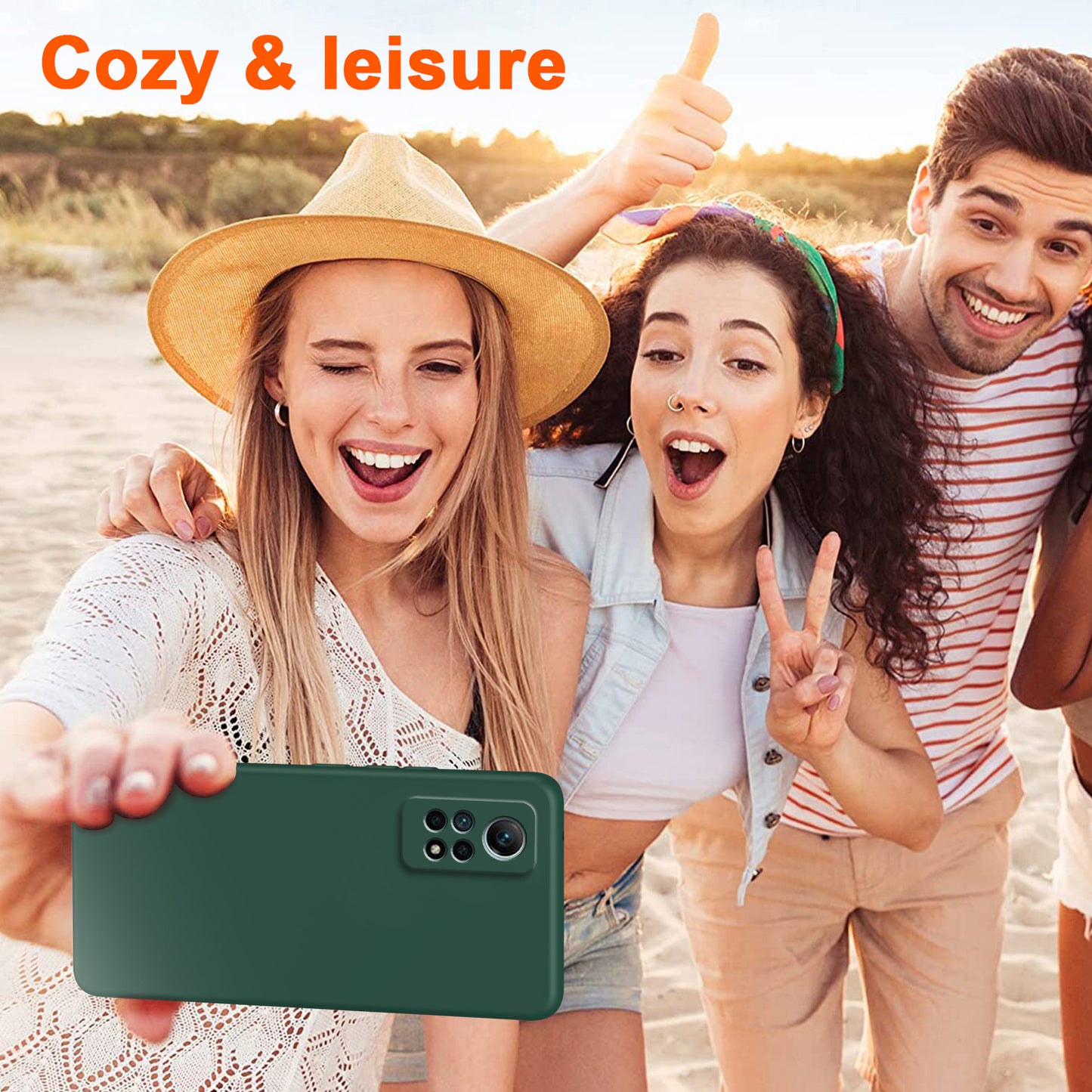 For Xiaomi Redmi Note 12 Pro 4G Fiber Lining TPU Phone Case 2.2mm Thickness Rubberized Phone Cover