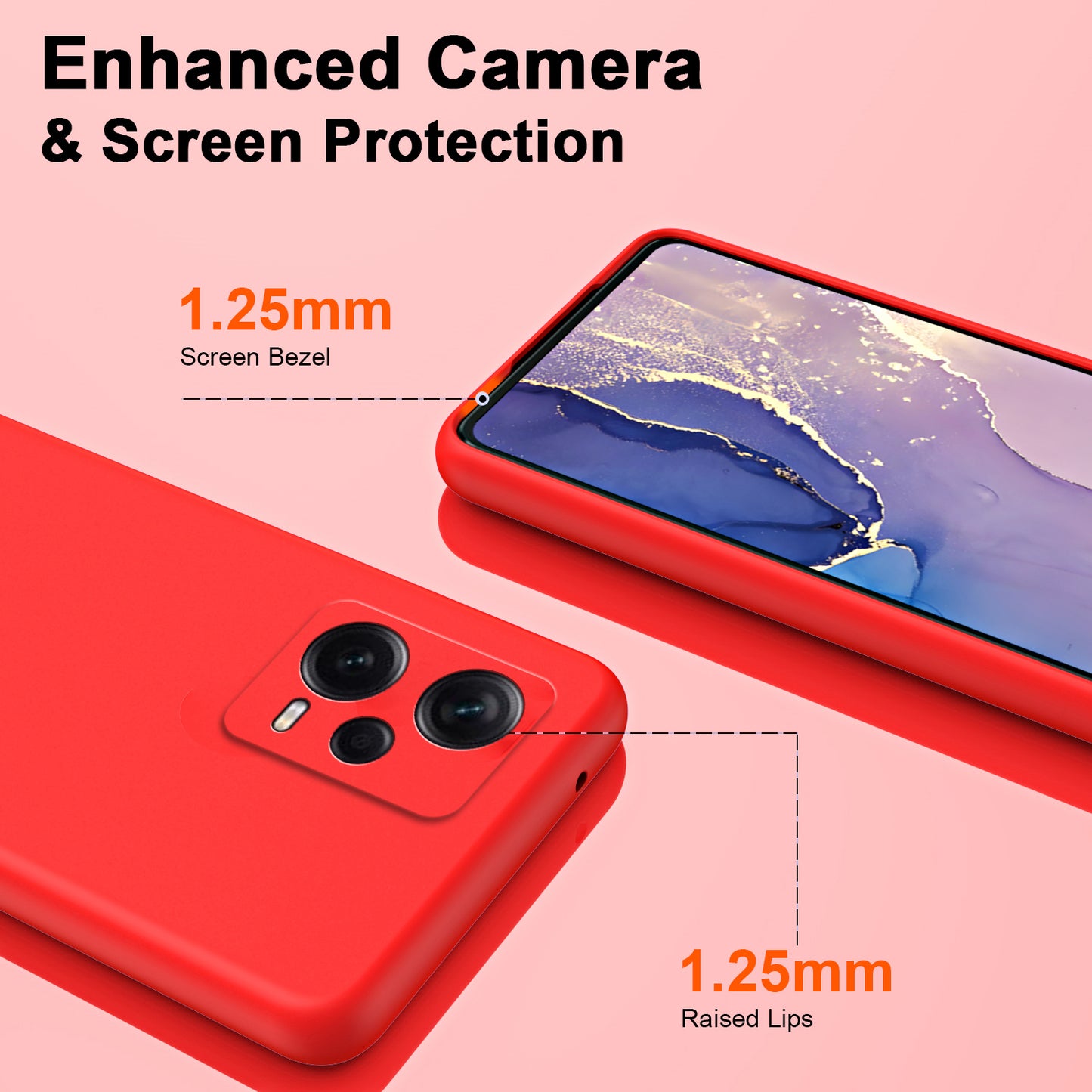For Xiaomi Redmi Note 12 Pro+ 5G 2.2mm Rubberized Phone Case Anti-scratch Fiber Lining TPU Cover