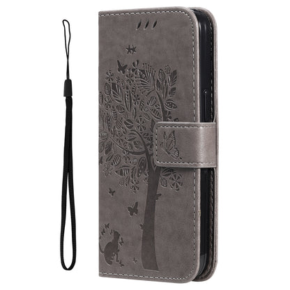 For iPhone 15 Pro Max KT Imprinting Flower Series-3 Phone Case PU Leather Flip Stand Imprinted Wallet Cover