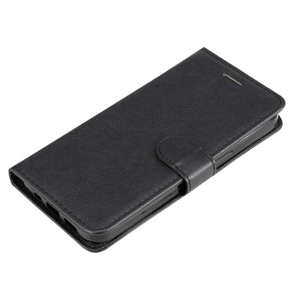 KT Leather Series-2 PU Leather Phone Cover for iPhone 15 Plus , Solid Color Phone Case with Wallet Stand