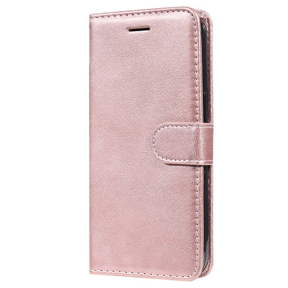 KT Leather Series-2 PU Leather Phone Cover for iPhone 15 Plus , Solid Color Phone Case with Wallet Stand