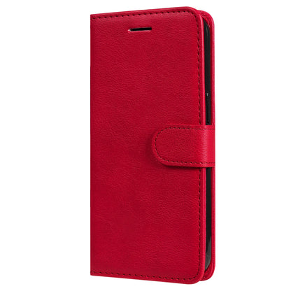 KT Leather Series-2 Phone Leather Case for iPhone 15 Pro Max , Solid Color Wallet Phone Stand Cover