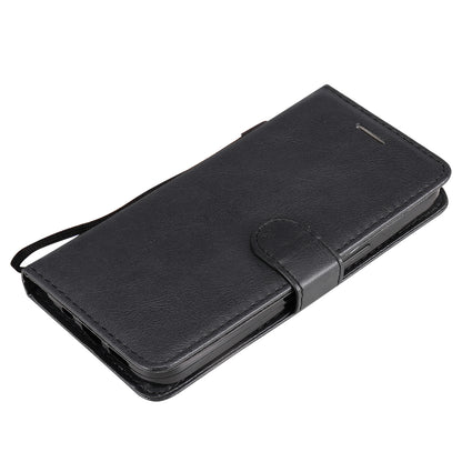 KT Leather Series-2 PU Leather Stand Case for iPhone 15 , Solid Color Wallet Full Protection Phone Cover