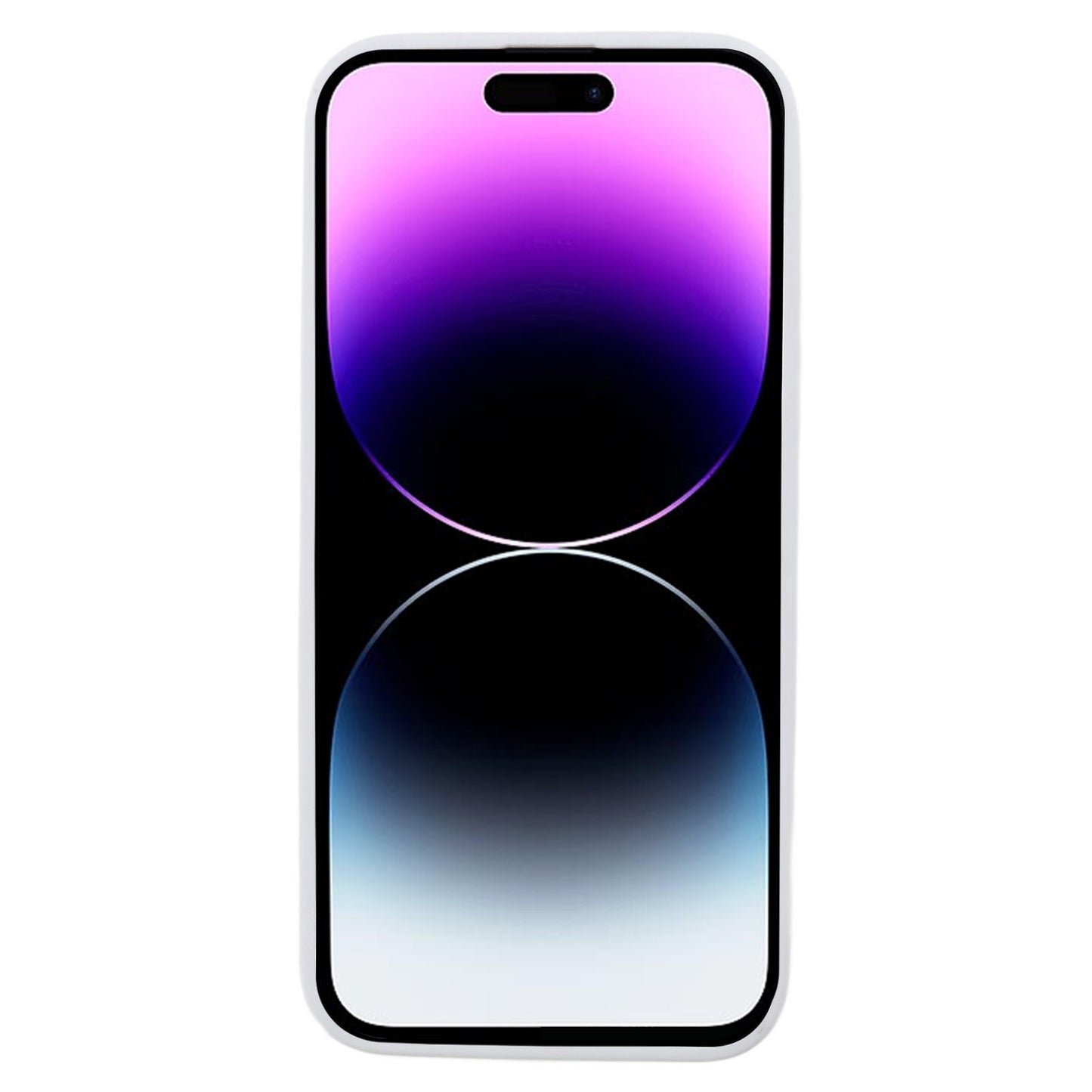 For iPhone 14 Pro TPU Magnetic Phone Case Aluminum Alloy Ring Logo View AG Matte Cover with Lens Protector