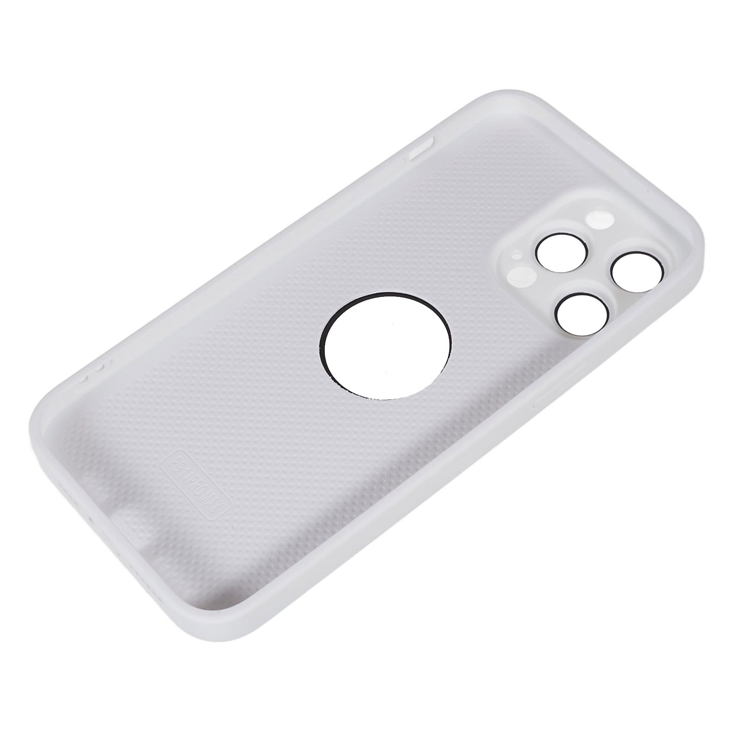 For iPhone 14 Pro TPU Magnetic Phone Case Aluminum Alloy Ring Logo View AG Matte Cover with Lens Protector