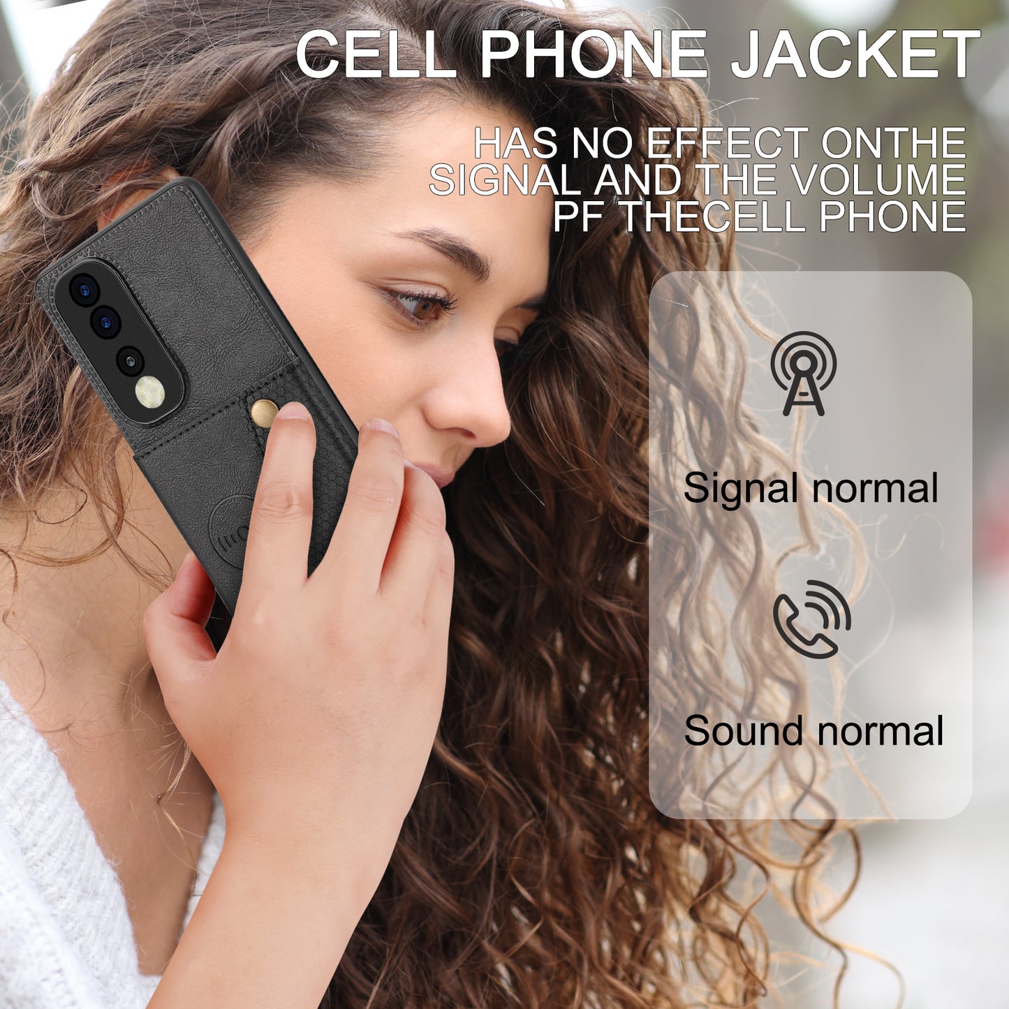 Phone Case for Honor 90 Card Holder Kickstand Drop Resistant PU Leather Coated TPU Back Cover