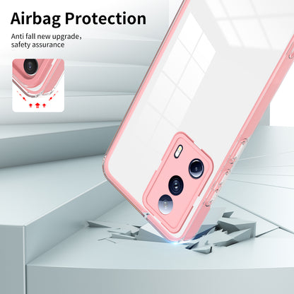 For Xiaomi 13 Lite / Civi 2 5G TPU Backplate + PC Frame + PC Camera Ring Hybrid Case Clear Shockproof Phone Cover