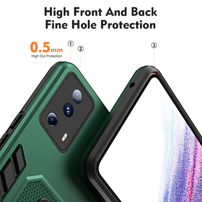 For Xiaomi 13 Lite / Civi 2 5G Hidden Kickstand Cover Silicone Ring Strap TPU+PC Mobile Case