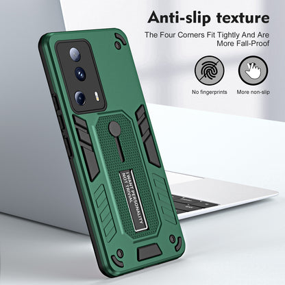 For Xiaomi 13 Lite / Civi 2 5G Hidden Kickstand Cover Silicone Ring Strap TPU+PC Mobile Case