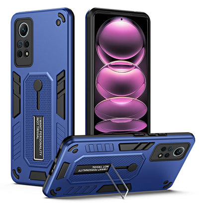 For Xiaomi Redmi Note 12 Pro 4G Metal Kickstand Phone Case Finger Ring Strap TPU+PC Cover