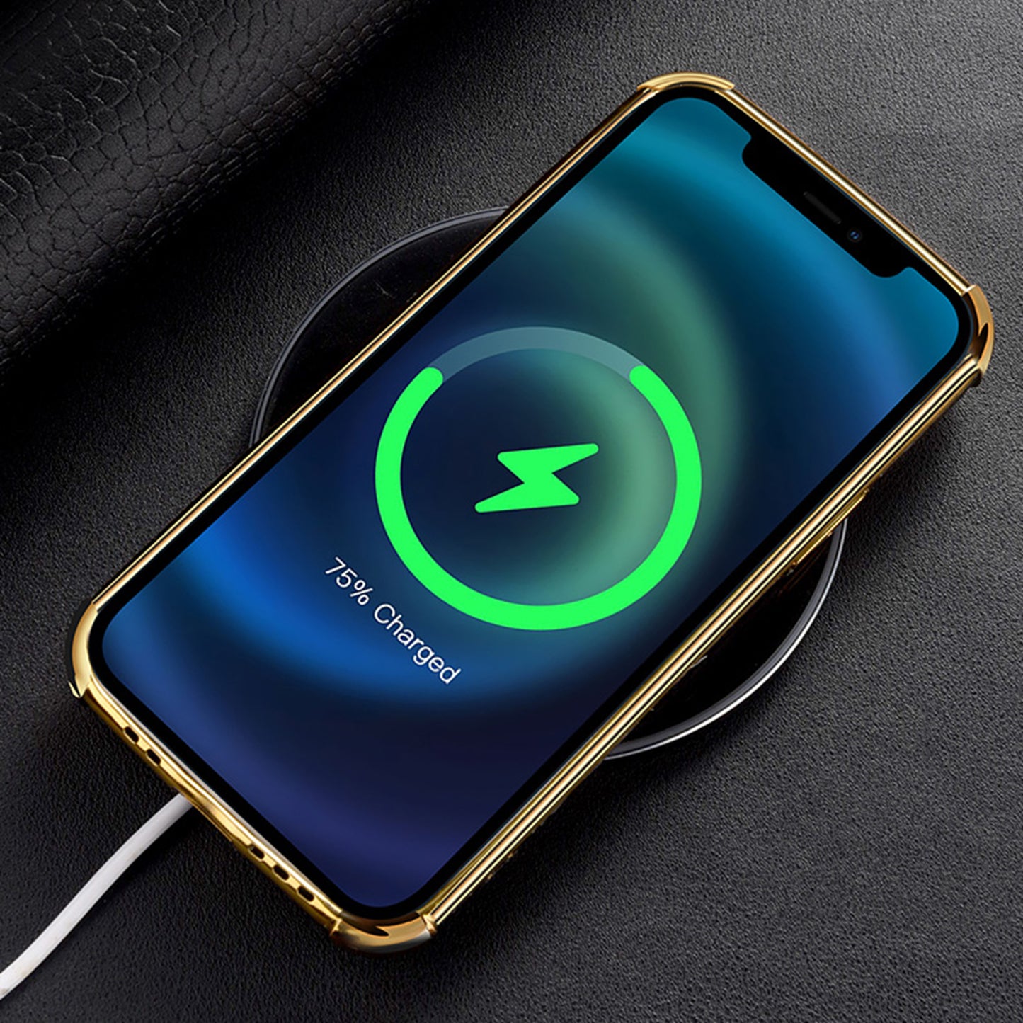 For vivo Y78+ 5G Leather Coated TPU Phone Case Crocodile Texture Protective Cover with Ring Kickstand