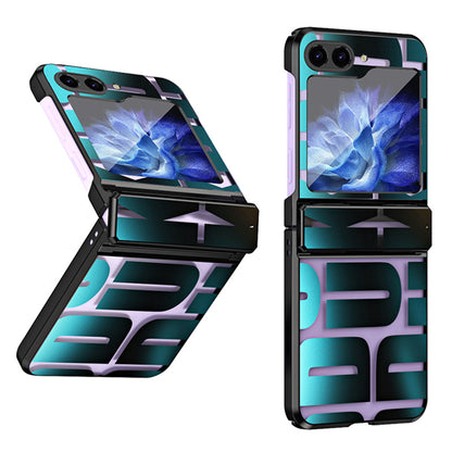 For Samsung Galaxy Z Flip5 5G Case Electroplating PC Phone Cover