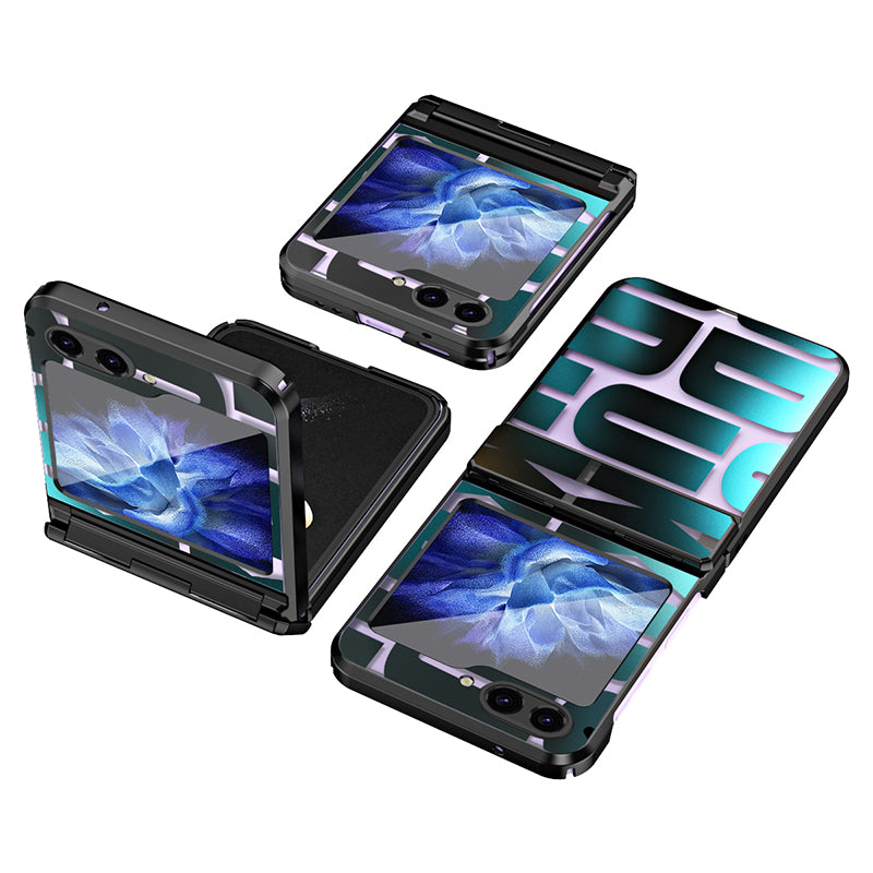 For Samsung Galaxy Z Flip5 5G Case Electroplating PC Phone Cover
