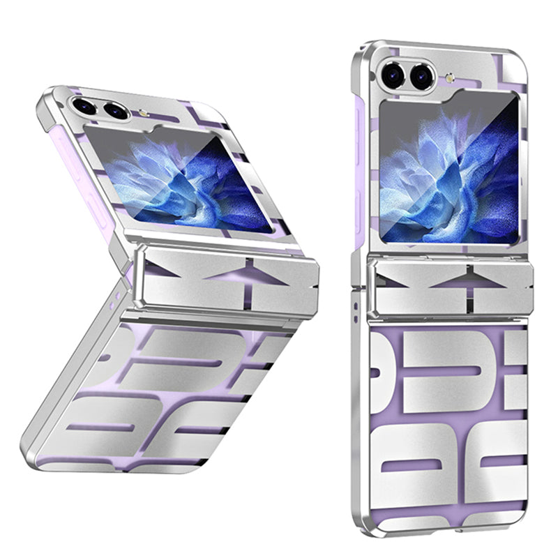 For Samsung Galaxy Z Flip5 5G Case Electroplating PC Phone Cover
