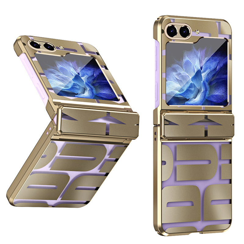 For Samsung Galaxy Z Flip5 5G Case Electroplating PC Phone Cover