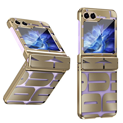 For Samsung Galaxy Z Flip5 5G Case Electroplating PC Phone Cover