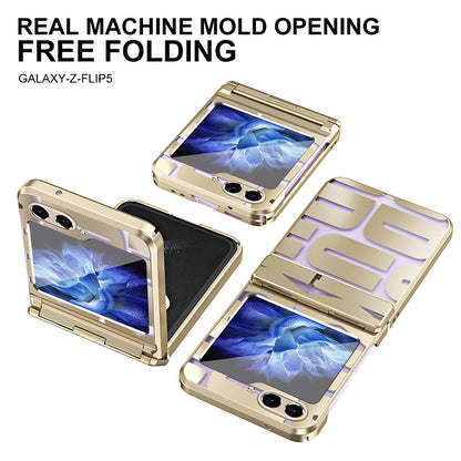 For Samsung Galaxy Z Flip5 5G Case Electroplating PC Phone Cover