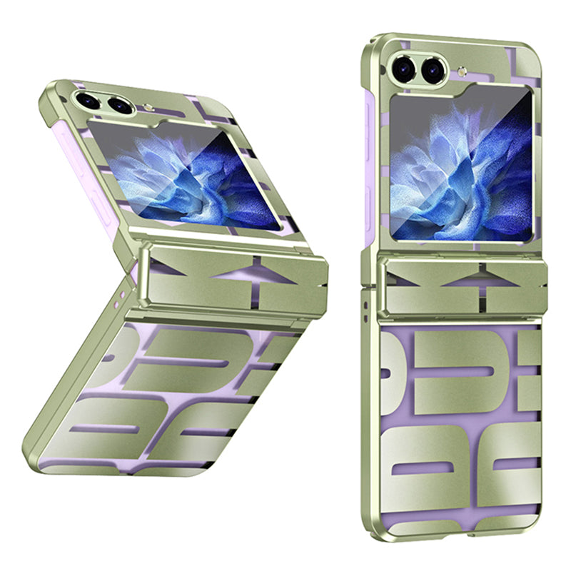 For Samsung Galaxy Z Flip5 5G Case Electroplating PC Phone Cover