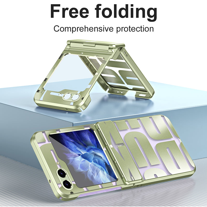 For Samsung Galaxy Z Flip5 5G Case Electroplating PC Phone Cover