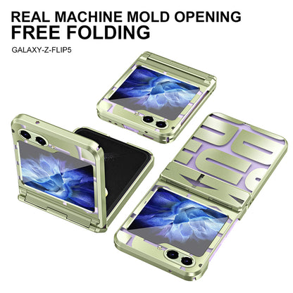 For Samsung Galaxy Z Flip5 5G Case Electroplating PC Phone Cover