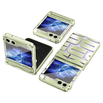 For Samsung Galaxy Z Flip5 5G Case Electroplating PC Phone Cover