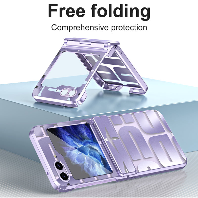 For Samsung Galaxy Z Flip5 5G Case Electroplating PC Phone Cover