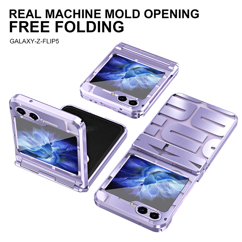 For Samsung Galaxy Z Flip5 5G Case Electroplating PC Phone Cover